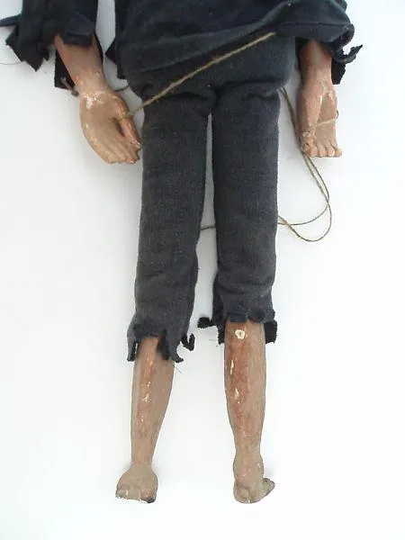 Dřevěná loutka – čert - 2
