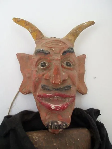 Dřevěná loutka – čert - 8