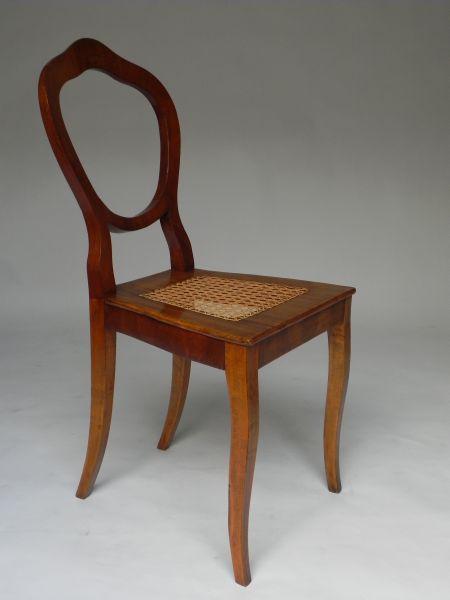 Židle s výpletem – biedermeier - 5