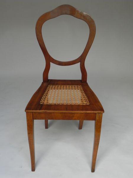 Židle s výpletem – biedermeier - 6
