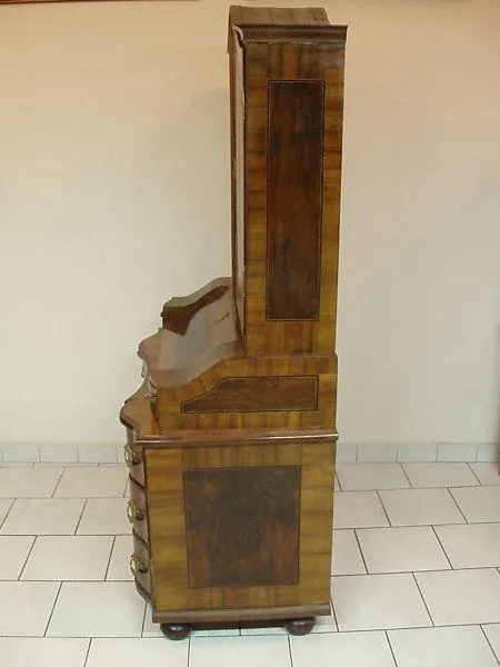 Barokní intarzovaný sekretář - 6