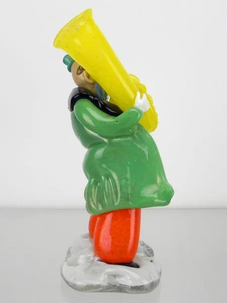 Soška z hutnického skla – hudebník - 4