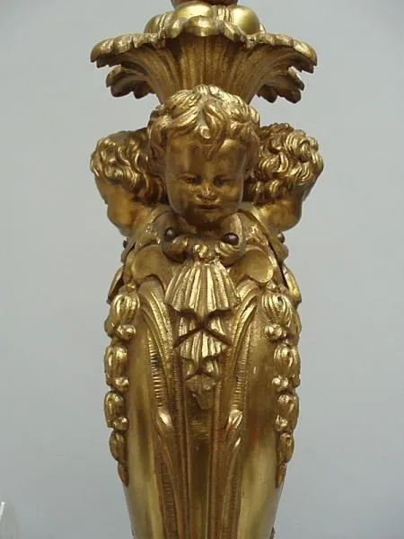 Bronzový lustr – historismus - 2