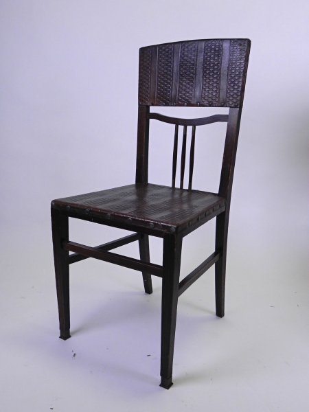 Stůl + židle 6 kusů – art deco - 6