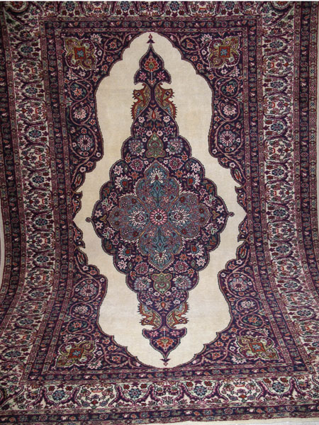Starožitný koberec ÍRÁN GHOM A/32 - 1