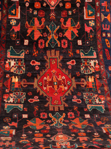 Starožitný koberec ÍRÁN GHASHGHAI K7 - 1