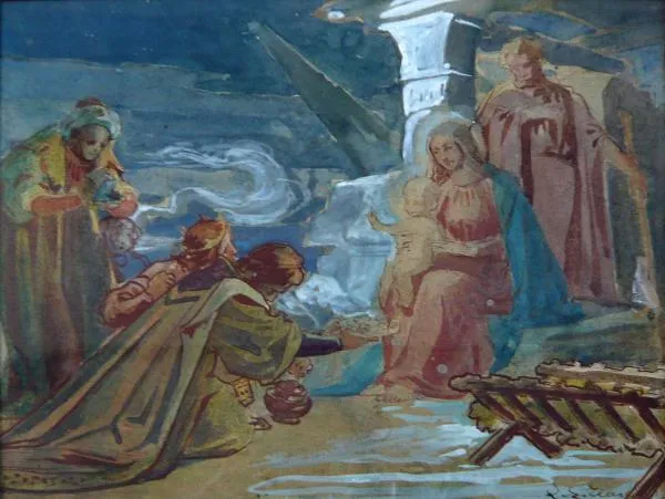 Rudolf Černý – Klanění tří králů - 6
