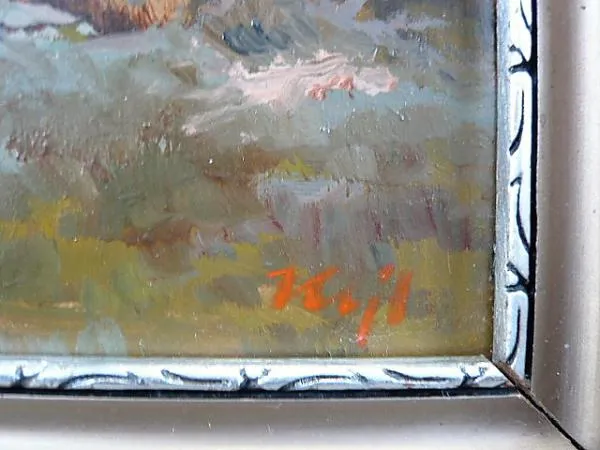 Alois Hejl – Krajina s postavou - 3