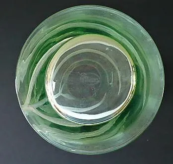 Váza se stonkem kosatce – Moser - 3