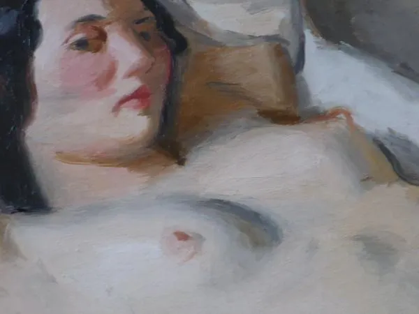 Bohumil Lonek – Ležící dívčí akt - 3