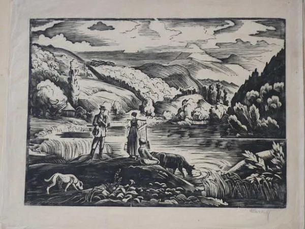 Alois Moravec – Čtyři grafické listy - 4