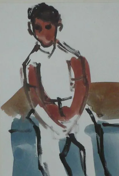 Sedící chlapec - 5