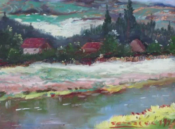 Emil Sedláček – U řeky - 4