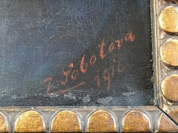 Z. Sobotova – Zátiší s bystou Danta - 3