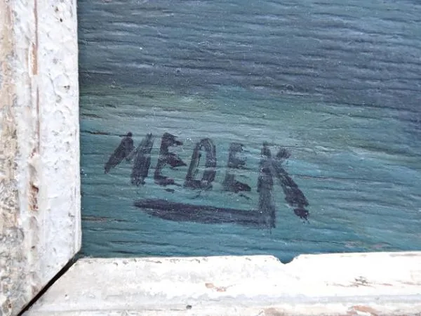 Medek – Portrét ženy v krojovém šátku - 3