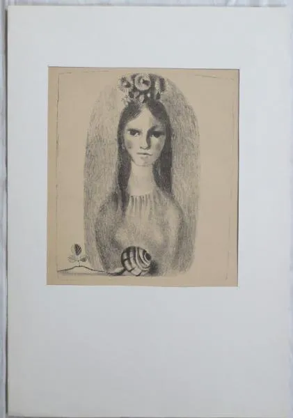 Karel Svolinský – Dívka s květy - 4