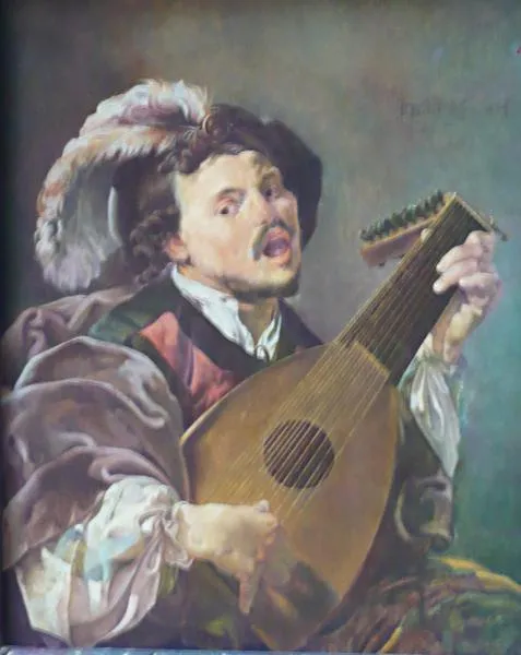 Hendrick Terbrugghen – Hráč na loutnu, kopie - 1