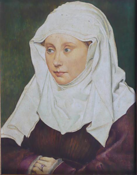 Robert Campin – Portrét ženy, kopie