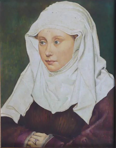 Robert Campin – Portrét ženy, kopie