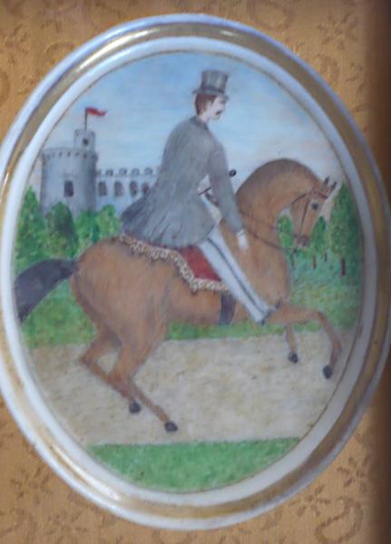 Jezdec na koni – Hohenberg a.d.Eger , Německo