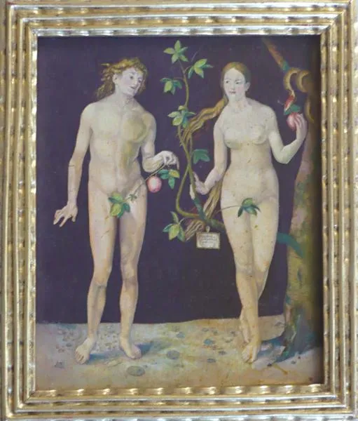 Albrecht Dürer – Adam a Eva, kopie