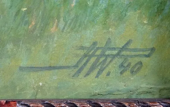 Monogram J. P. W. – Pohled do otevřené krajiny - 3