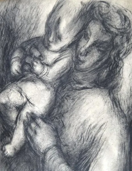 Milena Komrsová – Matka s dítětem - 4