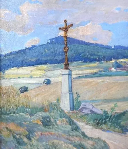 Fr. Částek – Krajina s cestou a božími mukami - 5