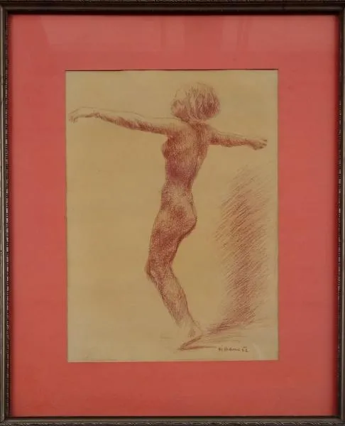 František J. Kraus – Akt dívky - 1