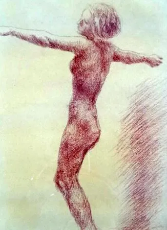 František J. Kraus – Akt dívky - 3