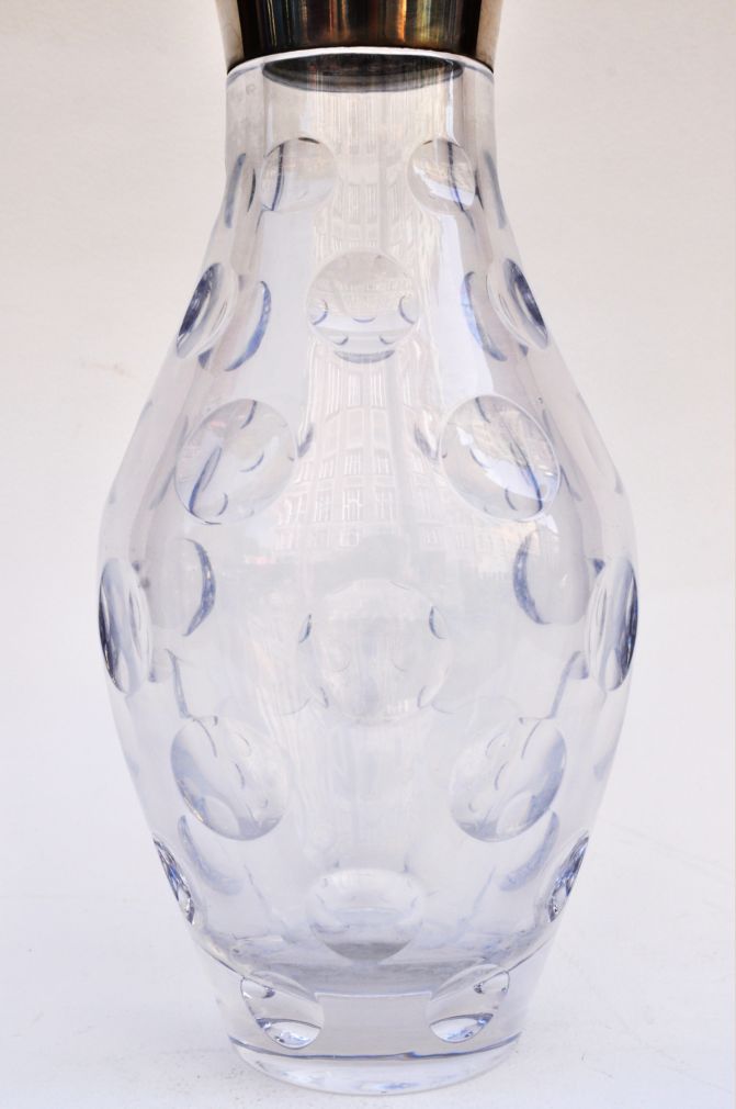 Váza se stříbrnou montáží – Wilhelm Binder - 3