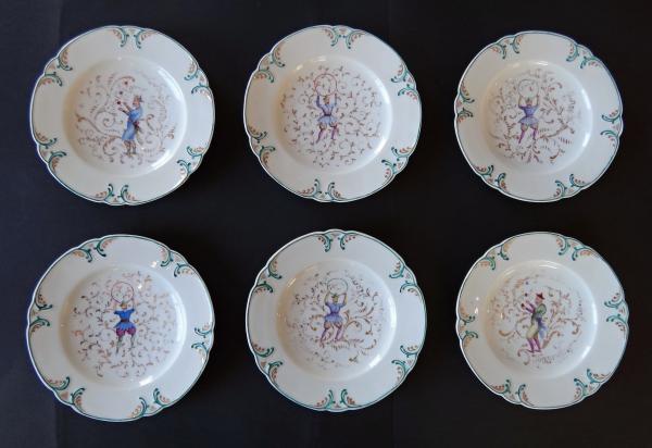 Šest talířků s chinoserií – Klášterec, rok 1873 - 1