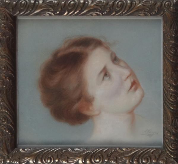 Alois Porges - Portrét dívčí hlavy