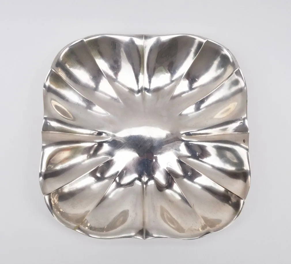 Stříbrná Art Deco čtvercová miska 167,40 gramů - 4