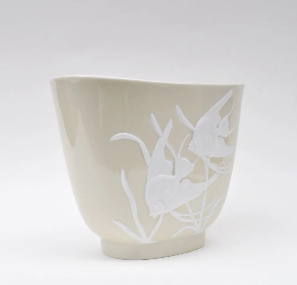 Porcelánová váza Rosenthal se Skalárami z roku 1941 - 2