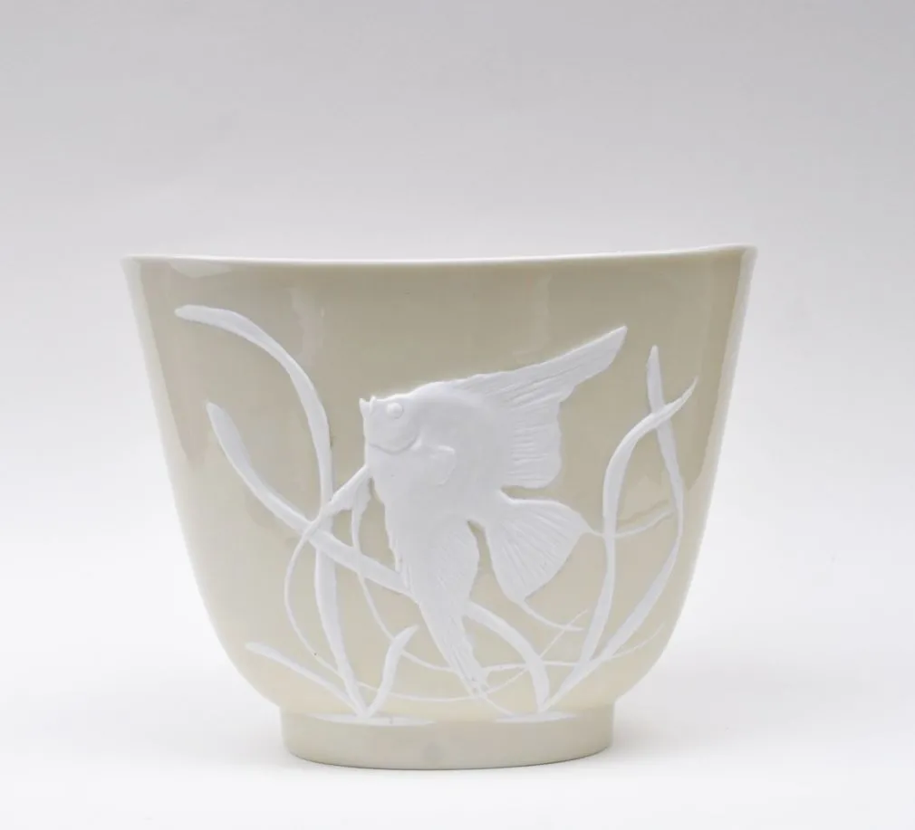 Porcelánová váza Rosenthal se Skalárami z roku 1941 - 3