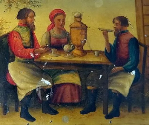Ruská malovaná laková krabička – Vishnyakov - 4