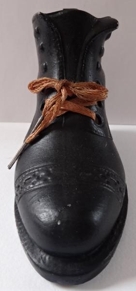 Černá biskvitová bota - 1