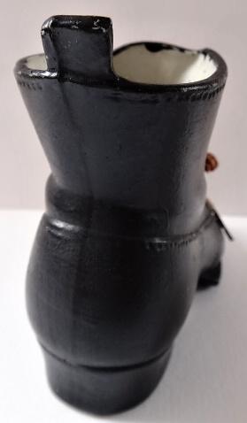Černá biskvitová bota - 4