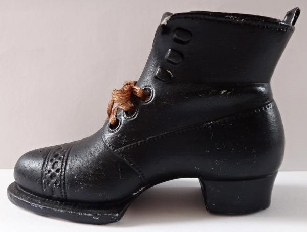 Černá biskvitová bota - 5