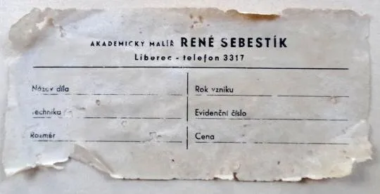 René Šebestík – Ležící akt dívky - 2