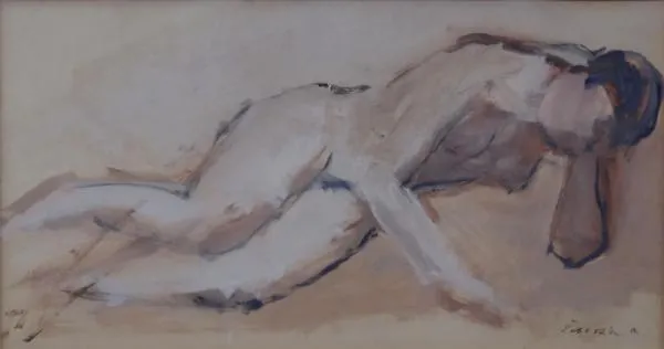 René Šebestík – Ležící akt dívky - 5