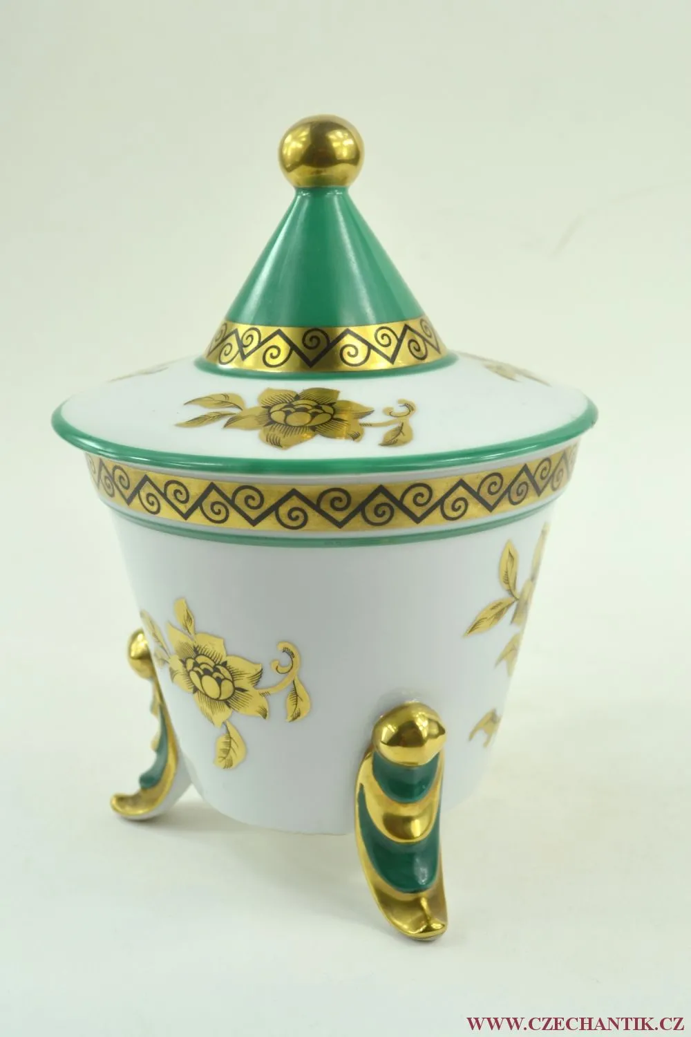 Art deco dóza s víkem - 2