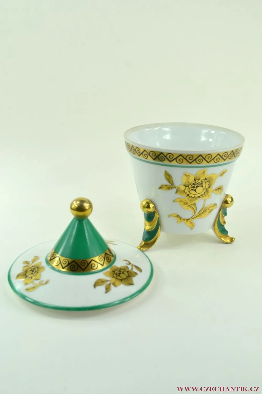 Art deco dóza s víkem - 3