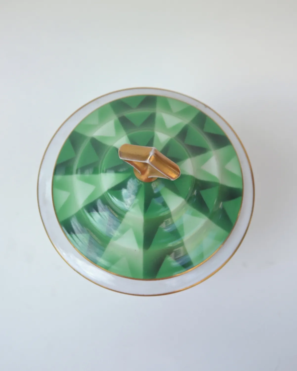 Porcelánová dóza art deco - 2