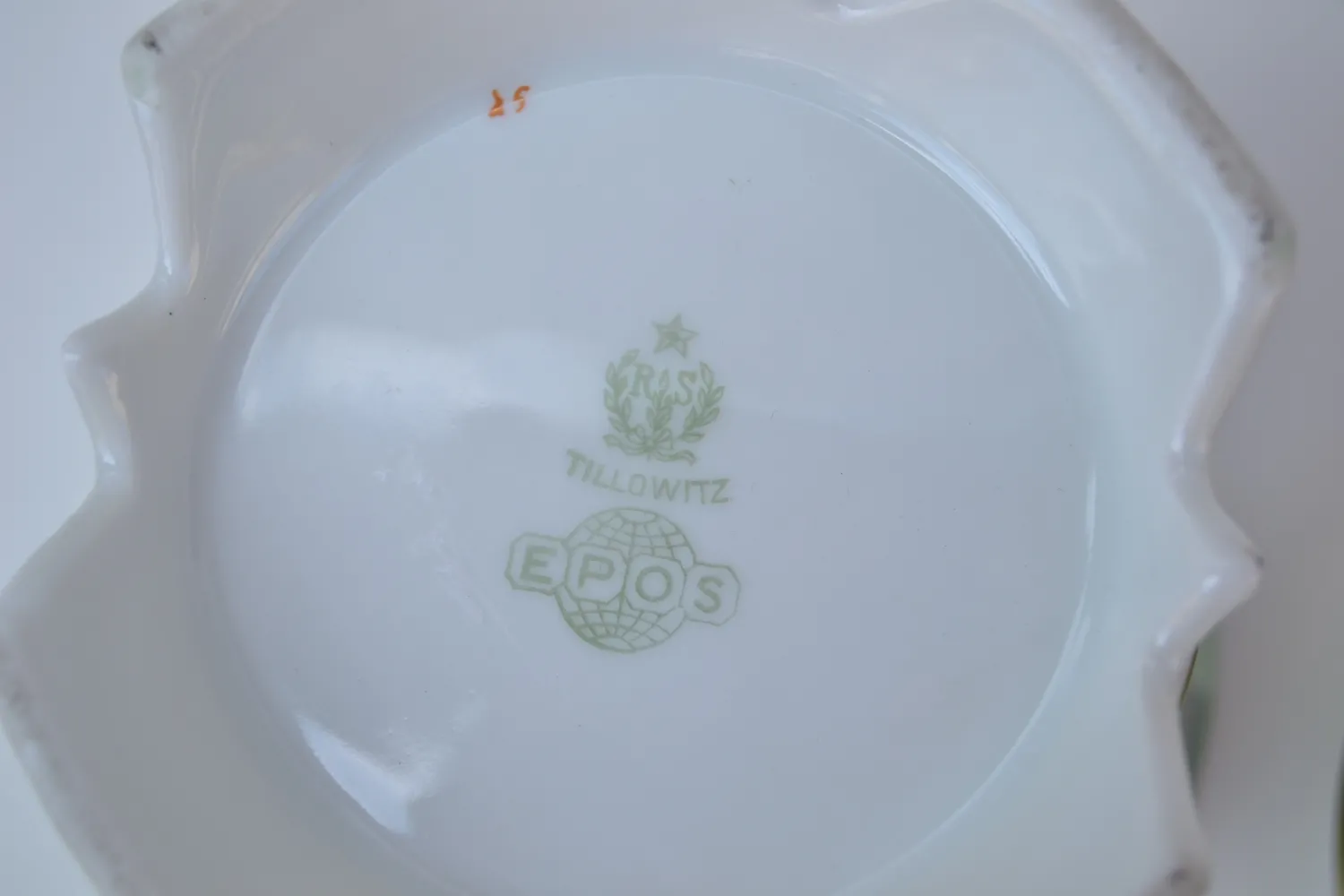 Porcelánová dóza art deco - 5