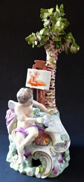 Alegorie umění – malířství, porcelánové sousoší - 7