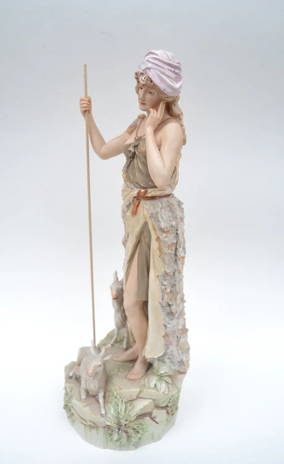 Porcelánová soška „pastýřky“ - 4