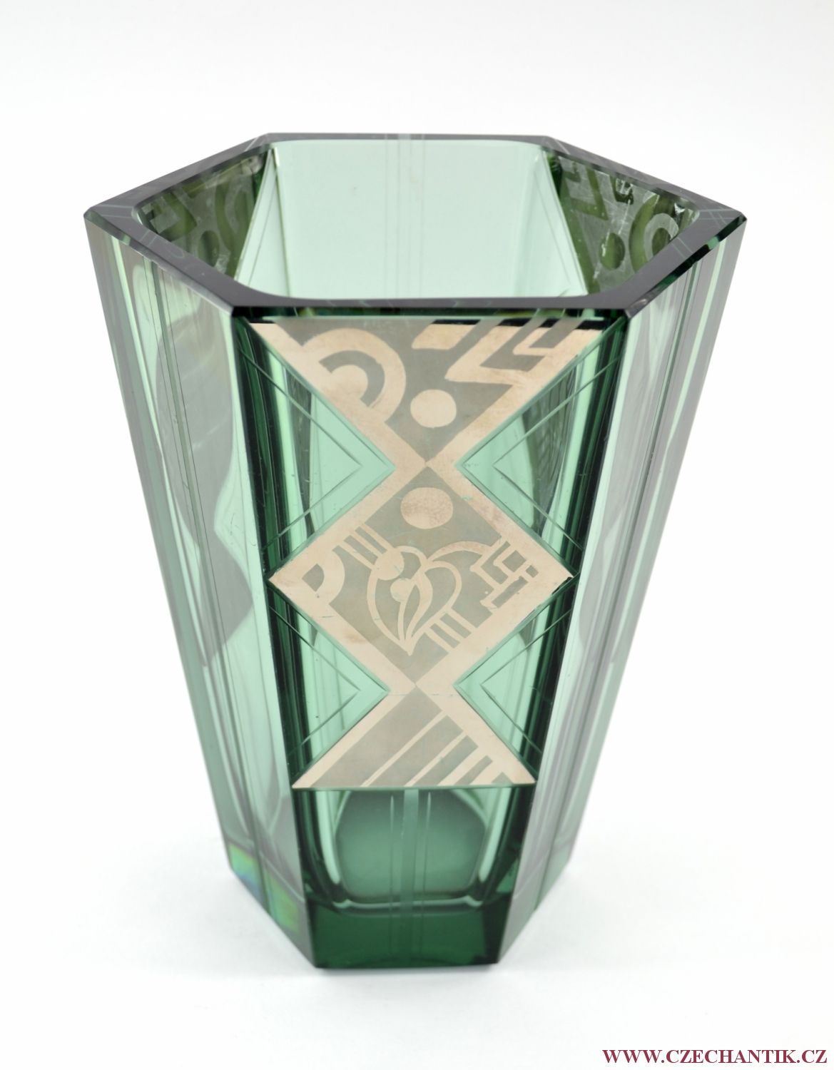 Skleněná váza Haida