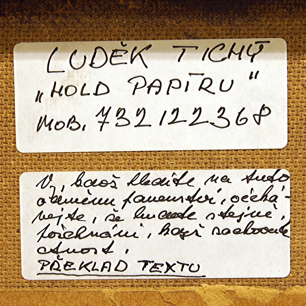 Ludvík Tichý – „Hold papíru “ – velká koláž - 3